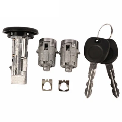 Kit de cilindro interruptor de llave de encendido para Chevrolet 2003-2007 y 2 llaves y cerraduras de puerta Foto 1 de 4