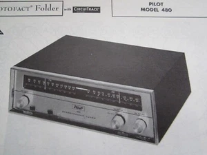 PILOT 480 TUNER RECEIVER PHOTOFACT - Picture 1 of 1