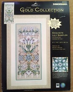 Dimensions The Gold Collection Counted Cross Stitch Kit Lily Sampler