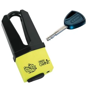 BLOCCADISCO ANTIFURTO NERO/GIALLO ABUS GRANIT QUICK 37/60 ACCIAIO MOTO BMW R 115 - Imagen 1 de 1