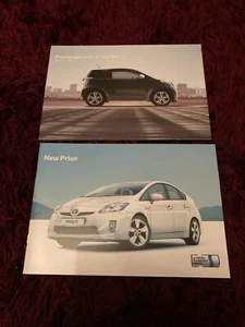 Folleto híbrido Toyota Prius 2010 - edición del Reino Unido, septiembre de 2009 + lista de precios de rango - Imagen 1 de 1