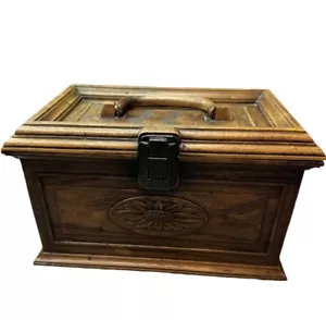 Lerner Melville Vintage Sewing Craft Box Hard Plastic With Tray 10” X 6” X 6.5” - Picture 1 of 12