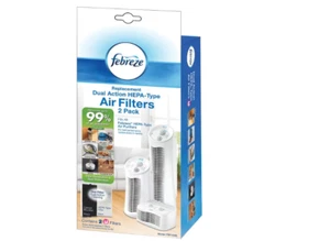 Air Purifier Odor Reducing Carbon Pre-Filter Dual Action Febreze HEPA-Type 2 Pcs - Picture 1 of 6