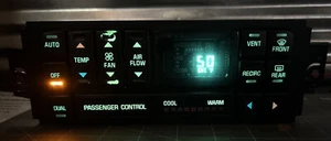 1997 2005 BUICK REGAL CENTURY DIGITAL CLIMATE CONTROL 10435588 - BULBS TESTED - Picture 1 of 9