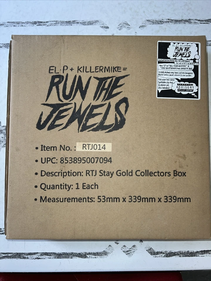 RUN THE JEWELS Stay Gold Collectors LP Vinyl Box RTJ014 RSD SEALED - Image 1 of 4