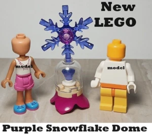 New LEGO Snowflake Dome Deep Purple Dark Pink Holiday Season Decoration - Picture 1 of 1