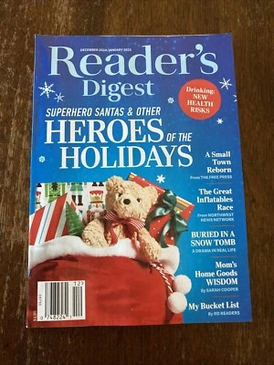 READER'S DIGEST MAGAZINE - DECEMBER 2024 / JANUARY 2025 - HEROES OF THE HOLIDAS - Image 1 of 4