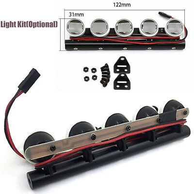 Car Roof Spotlight Round Lamp 5 Lights Lamp Bar for 1/10 TRX4 SCX10 4 RC Car - Image 1 of 4