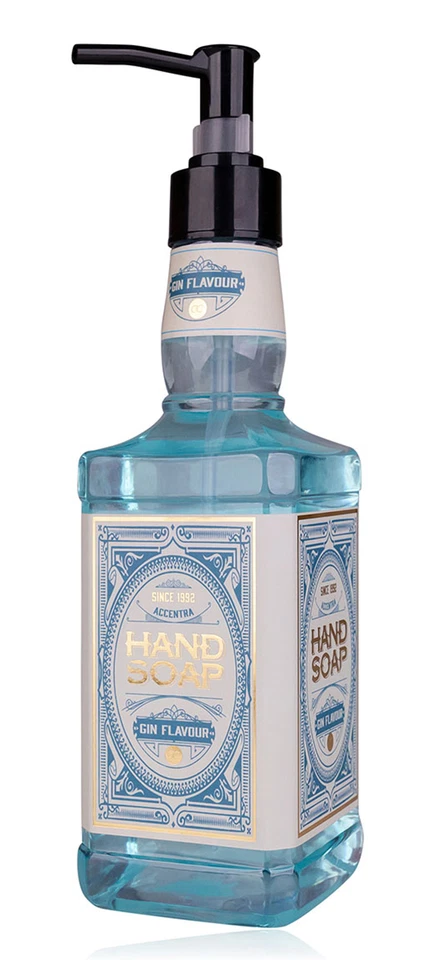 ITSISA Seifenspender Gin Flavor - Flüssigseife im Pumpspender, Seife Gin Flasche