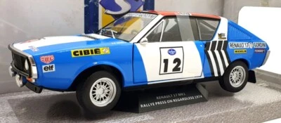 Solido 1/18 Scale Diecast S1803703 - 1974 Renault 17 MK1 #12 Rally PoR 1974 - Image 1 of 4