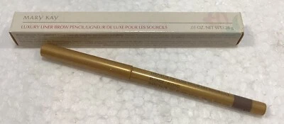 MARY KAY Blonde Brow Liner Luxury Gold Pencil .01 oz. 5" 4971 Retired NEW - Image 1 of 2