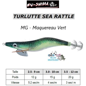 Anzuelo de Varias Puntas Jig Señuelo FU-SHIMA Sea Rattle Caballa Calamar Sepia - Imagen 1 de 1