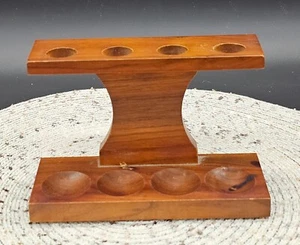 Pipa de tabaco vintage soporte 4 estantes Fairfax nogal fumar 1667 - Imagen 1 de 10
