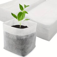 25-1000 pcs Plain Plant Grow Bag Seed Nursery Bags Biodegradable Planting bags