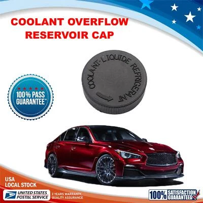 Coolant Overflow Reservoir Cap Tank 2003-2012 For-Infiniti FX35 Coolant Bottle - Imagem 1 de 4