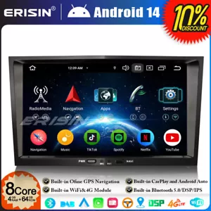 8-Core Android 14 GPS Car Stereo DAB+ Opel Corsa D/C Zafira Astra H Meriva Vectra - Picture 1 of 24