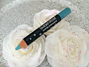 GOLDEN rosé CRAYON JUMBO GLITTER FARD A PAUPIERES BLEU TURQUOISE paillté  - Imagen 1 de 3