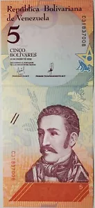 2018 Banco Central De Venezuela Single World Paper Money Note C31837008 - Picture 1 of 4