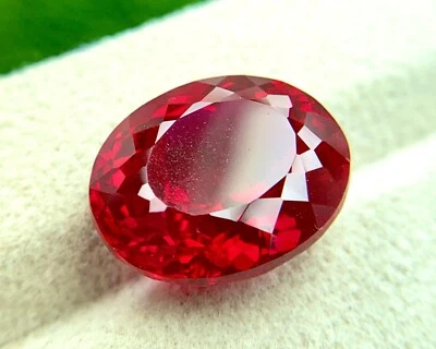 PIGEON BLOOD RED 18.22 CT PERFECT RUBY CORUNDUM OVAL GEMSTONE CHRISTMAS GIFT - Image 1 of 4