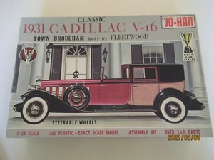 1:25 Jo-Han 1931 Cadillac V-16 Town Brougham modelo coche kit - Imagen 1 de 5