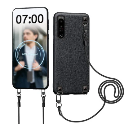 For OnePlus Genuine Leather Magnetic Case with Cowhider Strap Rivet - Image 1 of 4