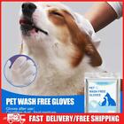 6pcs Cats Dogs Cleaning Gloves Wash Free Disposable Gloves Wipes Pet Accessories