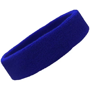 Sweatband Head Band Terry Cotton Sweat Headband Gym Workout Sports Sweatbands - Picture 1 of 34