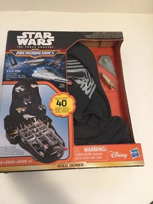 Star Wars Micro Machines Kylo Ren Playcase Case w/ Gold Series Transporter Ship - Image 1 of 4