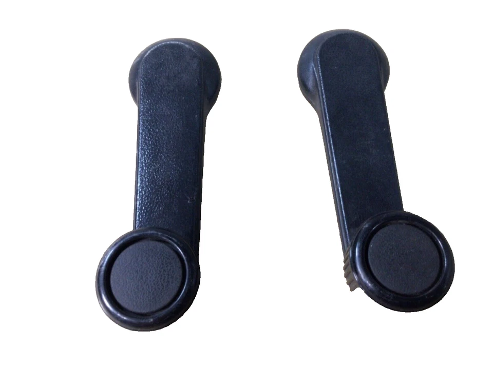 1991-1994 Mazda 323 Manual Window Crank Handle Pair RH LH Black OEM - Image 1 of 4