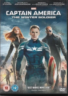 Captain America The Winter Soldier DVD with Trading Cards POSTED 48 HOURS TRACKD - Image 1 of 3