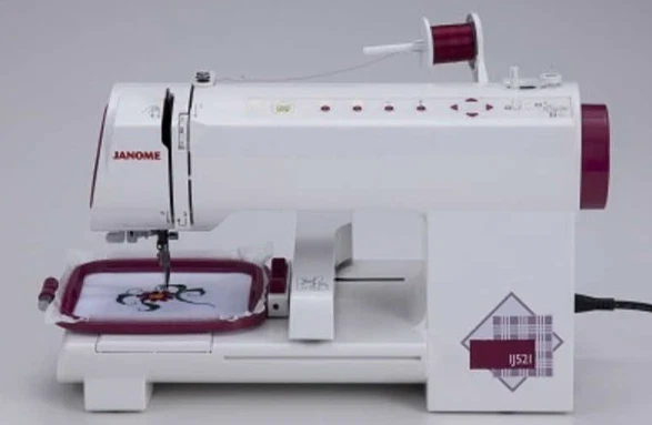 New! JANOME IJ521 Smart Sewing Machine Embroidery Machine dot Customizer #W1212 - Image 1 of 4