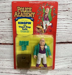Nuevo Kenner Police Academy Kingpin Thief Trap Safe 1989 de colección sin usar, en caja original, sin perforar - Imagen 1 de 10