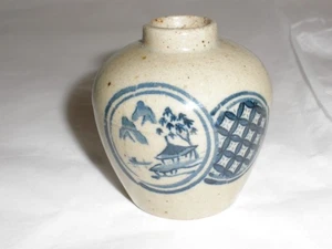 Vintage Japan Steinzeug kleine Kunstkeramik 3" - Bild 1 von 6