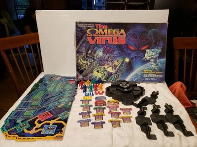 MILTON BRADLEY THE OMEGA VIRUS TALKING ELECTRONIC GAME WORKS 1992  - Image 1 of 4