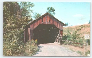 Postal Martins Mill Puente Cubierto Lulls Brook Heartland Vermont - Imagen 1 de 3