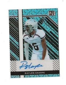 2024 Leaf Pro Set Calcio RAYLEN SHARPE Autografato RC #21/60 - Foto 1 di 2