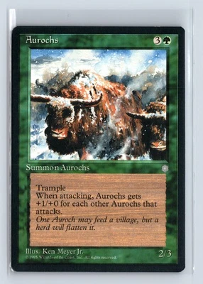 (4x) AUROCHS – MTG Magic the Gathering Card – Ice Age – Common - Image 1 of 4