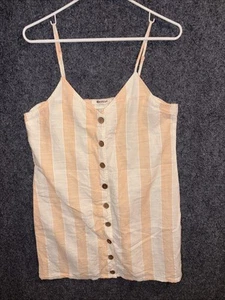 Rip Curl Woman's Havana Striped Mini Sun Dress Size L - Picture 1 of 6