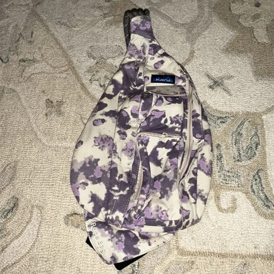 Kavu Rope Bag Orchid Tie Dye Purple Backpack Gorpcore Sling Crossbody Purple - Image 1 of 4
