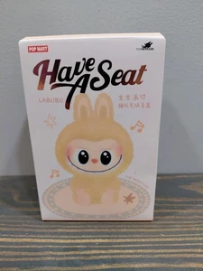 USA VERKÄUFER Authentic Pop Mart Labubu MUSICAL Have A Seat Vinyl SEALED Blind Box - Bild 1 von 5