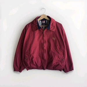 Vintage Duck Head Coperta Foderata Detroit Harrington Club Giacca Uomo Grande Rosso - Foto 1 di 10