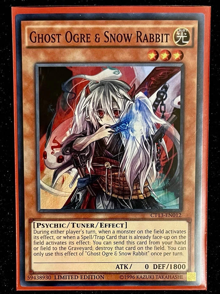 Ghost Ogre & Snow Rabbit Super Rare LIMITED EDITION Mint YuGiOh! Card CT13-EN012 - Image 1 of 1