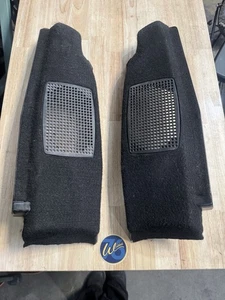 VW MK2 Golf Black Pair Left & Right Speaker Deck Side Tray OEM Genuine - Picture 1 of 10