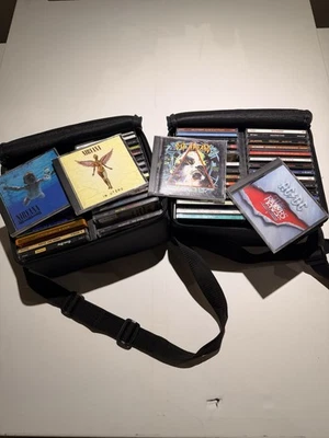 58 Rock Metal CDs TESTED + Cases AC/DC GNR Def Leppard Tesla Alice Chains (READ) Foto 1 de 4