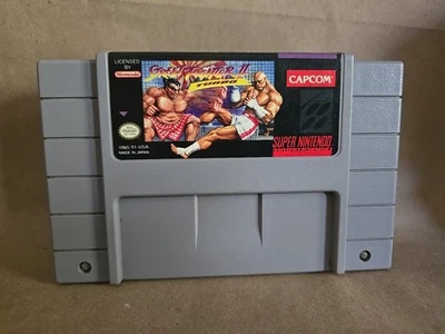 Street Fighter II: Turbo (Nintendo SNES, 1993) Cartridge Only & Tested - Image 1 of 4