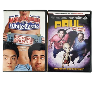 Harold and Kumar Go To White Castle Paul 2 DVD Movies UNRATED Two Comedies - Picture 1 of 6