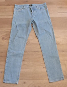 ASOS Cool Vaqueros Elásticos W 32L 32 Top Azul - Imagen 1 de 8