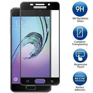 Samsung Galaxy J3 Emerge [FULL COVER] Tempered Glass Screen Protector Guard - Picture 1 of 6