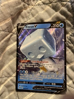 Eiscue V 055/192 Swsh02: Rebel Clash Holo - Image 1 of 2