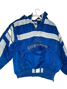 Pull vintage années 90 Dallas Cowboys parka veste de départ taille S